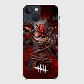 Чехол для iPhone 13 mini с принтом Dead by daylight в Новосибирске,  |  | dbd | demon | demon gate | devil | ogre | oni | бес | дбд | демон | они | японский демон