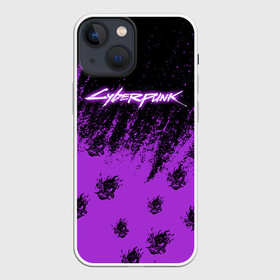 Чехол для iPhone 13 mini с принтом Cyberpunk neon. в Новосибирске,  |  | cd project red | cyberpunk 2077 | keanu reeves | samurai | киану ривз | киберпанк 2077 | самураи