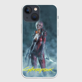 Чехол для iPhone 13 mini с принтом Cyberpunk 2077 Девушка с розовыми волосами в Новосибирске,  |  | 2077 | action | cyberpunk | cyberpunk 2077 | rpg | игра | киберпанк | найт сити | рпг