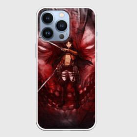 Чехол для iPhone 13 Pro с принтом Эрен Йегер или Титан в Новосибирске,  |  | attack on titan | eren | final | shingeki no kyojin | yeager | атака на титанов | вторжение гигантов | джагер | йегер | титан | эрен