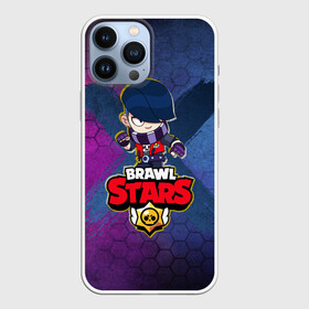 Чехол для iPhone 13 Pro Max с принтом Brawl Stars EDGAR в Новосибирске,  |  | Тематика изображения на принте: 8 bit | brawl | carl | colt | crow | darryl | dinamike | edgar | game | leon | piper | poco | sandy | spike | stars | surge | бравл | бравлер | бравлеры | ворон | игра | леон | персонаж | спайк | старз | старс | эдгар