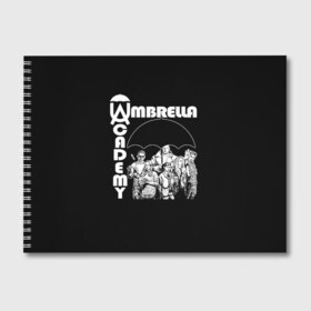 Альбом для рисования с принтом umbrella academy в Новосибирске, 100% бумага
 | матовая бумага, плотность 200 мг. | academy | umbrella | umbrella academy | адам годли | академия | академия амбрелла | амбрелла | дэвид кастанеда | колм фиори | кэмерон бриттон | мэри джей блайдж
джон магаро | роберт шиэн | том хоппер | эллиот пейдж