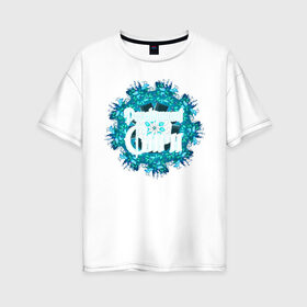 Женская футболка хлопок Oversize с принтом Гуру программирования в Новосибирске, 100% хлопок | свободный крой, круглый ворот, спущенный рукав, длина до линии бедер
 | гуру | подарки | программирование