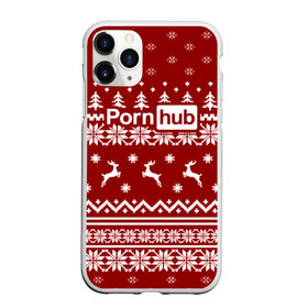 Чехол для iPhone 11 Pro матовый с принтом PornHub Свитер в Новосибирске, Силикон |  | Тематика изображения на принте: brazzers | hub | браззерс | новогодний | праздничный | рождественский
