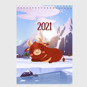 Скетчбук с принтом Спящий бык 2021 в Новосибирске, 100% бумага
 | 48 листов, плотность листов — 100 г/м2, плотность картонной обложки — 250 г/м2. Листы скреплены сверху удобной пружинной спиралью | Тематика изображения на принте: 2021 | 7 января | bull | newyear | santa | бык | быки | бычок | год быка | дед мороз | корова | новогодние каникулы | новогодние праздники | новый 2021 | новый год | новый год 2021 | рождество | сани | санта | санта клаус