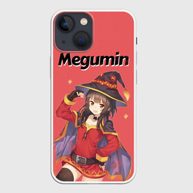 Чехол для iPhone 13 mini с принтом Megumin показывает силу в Новосибирске,  |  | aqua | darkness | kazuma | kono subarashii | konosuba | megumin | аква | богиня благословляет этот прекрасный мир | даркнес | даркнесс | казума | коносуба | мегумин | юн юн