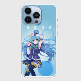 Чехол для iPhone 13 Pro с принтом коносуба aqua в Новосибирске,  |  | aqua | darkness | kazuma | kono subarashii | konosuba | megumin | аква | богиня благословляет этот прекрасный мир | даркнес | даркнесс | казума | коносуба | мегумин | юн юн