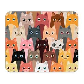 Коврик для мышки прямоугольный с принтом Котики мультяшные в Новосибирске, натуральный каучук | размер 230 х 185 мм; запечатка лицевой стороны | cat | cats | cosmos | kitten | mem | memes | rose | roses | глаза | глазки | киска | космос | кот | котёнок | котик | котики | котэ | котята | кошак | кошка | кошки | красивая | мем | мемчики | милая | прикольная | розы | светлая