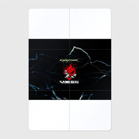 Магнитный плакат 2Х3 с принтом Cyberpunk в Новосибирске, Полимерный материал с магнитным слоем | 6 деталей размером 9*9 см | action | cyberpunk 2077 | rpg | samurai | банда | игра | киберпанк | самураи