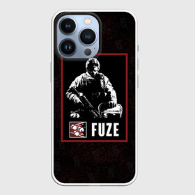 Чехол для iPhone 13 Pro с принтом Fuze в Новосибирске,  |  | Тематика изображения на принте: fuze | r6s | rainbow six siege | оперативник | персонаж | фьюз