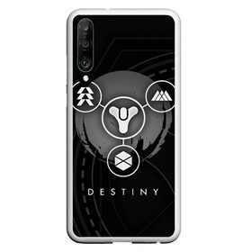 Чехол для Honor P30 с принтом DESTINY в Новосибирске, Силикон | Область печати: задняя сторона чехла, без боковых панелей | beyond light | destiny | destiny 2 | дестини | игры