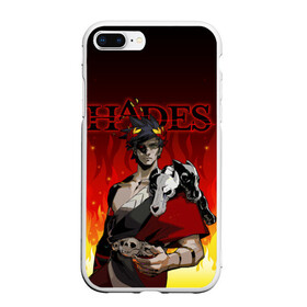 Чехол для iPhone 7Plus/8 Plus матовый с принтом HADES ZAGREUS в Новосибирске, Силикон | Область печати: задняя сторона чехла, без боковых панелей | Тематика изображения на принте: aphrodite | artemis | athena | hade | hades | nyx. | poseidon | zagreus | zeus | афродита | загрей | зевс | игра hades | посейдон