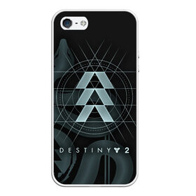 Чехол для iPhone 5/5S матовый с принтом DESTINY, HUNTER в Новосибирске, Силикон | Область печати: задняя сторона чехла, без боковых панелей | beyond light | destiny | destiny 2 | hunter | дестини | игры | охотник