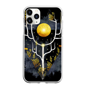 Чехол для iPhone 11 Pro Max матовый с принтом графит и золото дерево жизни в Новосибирске, Силикон |  | абстрактный | весна | ветви | дерево  свет | жизнь | звёзды | золотото | ночь | процветание | растения | расцвет | рост | символ | солнце | стилизация | стиль | треугольник | этно