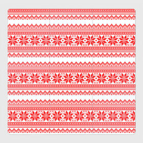 Магнитный плакат 3Х3 с принтом Новогодний Красный в Новосибирске, Полимерный материал с магнитным слоем | 9 деталей размером 9*9 см | Тематика изображения на принте: 2020 | 2021 | 2022 | 2023 | 2024 | 2025 | merry christmas | new year | вязание | вязаный | год | дед | елка | елки | лес | мороз | нг | новый | новый год | олени | олень | оленями | рождество | свитер | снегурочка
