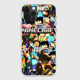 Чехол для iPhone 12 Pro Max с принтом MINECRAFT в Новосибирске, Силикон |  | Тематика изображения на принте: minecraft | аид | алмазы | игра майнкрафт | компот | компот. | майнкрафт | нуб | скин