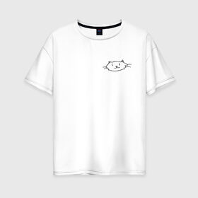 Женская футболка хлопок Oversize с принтом Курсэд Кэтс Одиннадцать в Новосибирске, 100% хлопок | свободный крой, круглый ворот, спущенный рукав, длина до линии бедер
 | Тематика изображения на принте: 