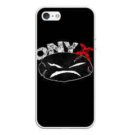 Чехол для iPhone 5/5S матовый с принтом Onyx в Новосибирске, Силикон | Область печати: задняя сторона чехла, без боковых панелей | Тематика изображения на принте: fredro starr | onyx | rap | sonny seeza | sticky fingaz | оникс | рэп