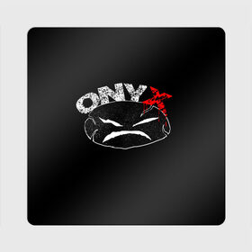 Магнит виниловый Квадрат с принтом Onyx в Новосибирске, полимерный материал с магнитным слоем | размер 9*9 см, закругленные углы | Тематика изображения на принте: fredro starr | onyx | rap | sonny seeza | sticky fingaz | оникс | рэп