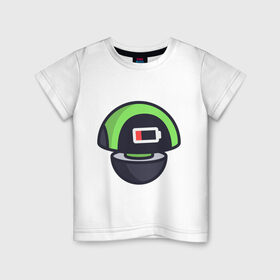 Детская футболка хлопок с принтом Ешрум - AZ в Новосибирске, 100% хлопок | круглый вырез горловины, полуприлегающий силуэт, длина до линии бедер | avatar | electronic mushroom | eshroomy | personal