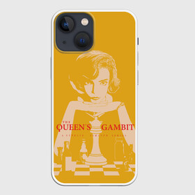 Чехол для iPhone 13 mini с принтом Ход королевы в Новосибирске,  |  | the queens gambit | графика | девушка | королева | шахматы