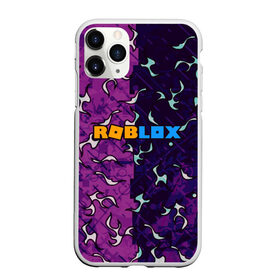 Чехол для iPhone 11 Pro Max матовый с принтом Roblox | Роблокс в Новосибирске, Силикон |  | Тематика изображения на принте: 2 цвета | game | roblox | абстракция | игра | огонь | пламя | роблокс