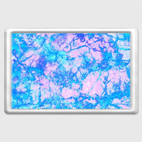 Магнит 45*70 с принтом Нежные краски в Новосибирске, Пластик | Размер: 78*52 мм; Размер печати: 70*45 | Тематика изображения на принте: abstract | blue | casual | casual style | pink | texture | абстрактный рисунок | абстракция | блики | брызги | вода | волны | градиент | краски | мазки | море | морская | пастельные цвета | повседневный | пятна красок