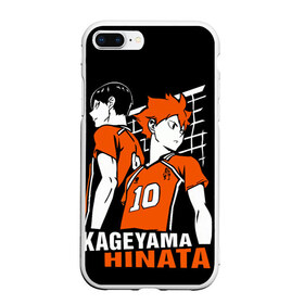 Чехол для iPhone 7Plus/8 Plus матовый с принтом Haikyuu Hinata Kageyama в Новосибирске, Силикон | Область печати: задняя сторона чехла, без боковых панелей | anime | haiku | haikuu | haikyu | haikyuu | hinata | kageyama | karasuno | shoe | аниме | атака титанов | ван пис | волейбол | кагеяма | карасуно | наруто | некома | хайку | хината | чиби | шариторидзава | шое