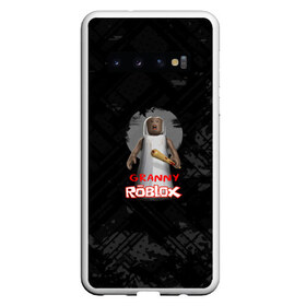 Чехол для Samsung Galaxy S10 с принтом Roblox Granny в Новосибирске, Силикон | Область печати: задняя сторона чехла, без боковых панелей | game | granny | roblox | грени | гренни | зомби | игра | монстр | роблокс | страшный