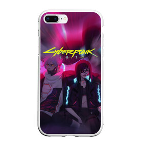 Чехол для iPhone 7Plus/8 Plus матовый с принтом CYBERPUNK 2077 (Z) в Новосибирске, Силикон | Область печати: задняя сторона чехла, без боковых панелей | cd project red | cyberpunk 2077 | keanu reeves | samurai | киану ривз | киберпанк 2077 | самураи