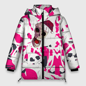 Женская зимняя куртка 3D с принтом Злой Дед Мороз в Новосибирске, верх — 100% полиэстер; подкладка — 100% полиэстер; утеплитель — 100% полиэстер | длина ниже бедра, силуэт Оверсайз. Есть воротник-стойка, отстегивающийся капюшон и ветрозащитная планка. 

Боковые карманы с листочкой на кнопках и внутренний карман на молнии | 2021 | christmas | merry | быка | год | дед | композитор | мороз | музыка | новогодняя | новый | новый год | трезвый