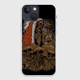 Чехол для iPhone 13 mini с принтом Крампус Новогодний кошмар в Новосибирске,  |  | horror | krampus | skull | зомби | крампус | монстр | сказочный персонаж | ужасы | хоррор | череп