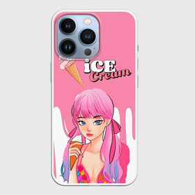 Чехол для iPhone 13 Pro с принтом BLACKPINK Ice Cream в Новосибирске,  |  | blackpink | blink | bts | exo | icecream | jennie | jisoo | korea | kpop | lisa | love | rose | блекпинк | девушки | корея | кпоп | музыка