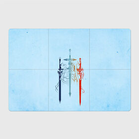Магнитный плакат 3Х2 с принтом Sword Art Online в Новосибирске, Полимерный материал с магнитным слоем | 6 деталей размером 9*9 см | alice | alicization | asuna | kirito | sao | sword art online | underworld | алиса | алисизация | асуна | кирито | мастера меча онлайн | чёрный мечник | юджио