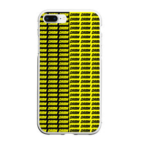 Чехол для iPhone 7Plus/8 Plus матовый с принтом DAMN в Новосибирске, Силикон | Область печати: задняя сторона чехла, без боковых панелей | Тематика изображения на принте: black | damn | damn jacket | damn lettering | damn mug | damn print | damn t shirt | for cool | yellow | yellow and black | для крутых | желтый | желтый и черный | кофта damn | кружка damn | надпись damn | принт damn | футболка damn | черный