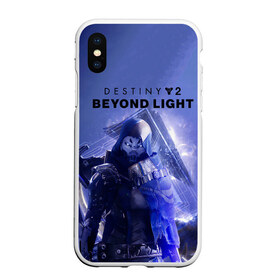 Чехол для iPhone XS Max матовый с принтом Destiny 2 Beyond Light в Новосибирске, Силикон | Область печати: задняя сторона чехла, без боковых панелей | beyond | destiny 2 | light | игра | шутера