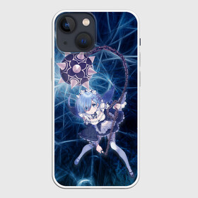 Чехол для iPhone 13 mini с принтом Рэм в Новосибирске,  |  | anime | re zero | re: zero kara hajimeru isekai seikatsu | re: жизнь с нуля в альтернативном мире | rem | демон | ре зеро | рем | рэм