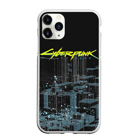 Чехол для iPhone 11 Pro матовый с принтом Город CYBERPUNK 2077 в Новосибирске, Силикон |  | 2077 | cyberpunk | cyberpunk 2077 | город | игра | киберпанк | панк