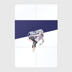 Магнитный плакат 2Х3 с принтом Киллуа Золдик в Новосибирске, Полимерный материал с магнитным слоем | 6 деталей размером 9*9 см | hunter  hunter | kirua zorudikku | охотник | охотник х охотник | хантер | хантер х хантер