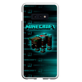 Чехол для Samsung S10E с принтом Minecraft в Новосибирске, Силикон | Область печати: задняя сторона чехла, без боковых панелей | minecraft | алекс | белый | блоки | ведьма | взрывчатка | визера | волк | гаст | добывать | дракон | зеленый куб | зомби | игра | крафт | крипер | кубики | лошадка | майн | майнкрафт | манкрафт | овечка | оцелот