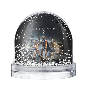 Снежный шар с принтом Destiny 2 Beyond Light в Новосибирске, Пластик | Изображение внутри шара печатается на глянцевой фотобумаге с двух сторон | beyond | destiny 2 | light | игра | шутера