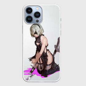 Чехол для iPhone 13 Pro Max с принтом NIER AUTOMATA   2B в Новосибирске,  |  | 2b | 2b nier automata | a2 | anime | girl | nier | nier automata | nier: automata | sword | yorha | аниме | девочка | девушка | игра | игры | меч | ниер | ниер автомата | ниир автомата | ньер автомата | туби