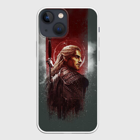 Чехол для iPhone 13 mini с принтом The Wticher 3D в Новосибирске,  |  | cyberpunk | hunter | monsters | netflix | sd project red | serials | sword | the witcher | актёр | ведьмак | воин | волк | выживание | геральт | игра | кровавый барон | магия | меч | монстры | нетфликс | седой | сериалы | сражения