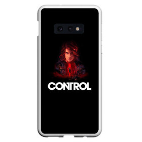 Чехол для Samsung S10E с принтом Control в Новосибирске, Силикон | Область печати: задняя сторона чехла, без боковых панелей | control | jesse faden | джесси фейден | компьютерная игра | контрол | шутер