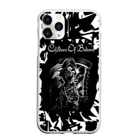 Чехол для iPhone 11 Pro Max матовый с принтом Children of Bodom в Новосибирске, Силикон |  | children of bodom | группа | дети озера бодом | дэт метал | мелодик дэт метал | пауэр метал | трэш метал