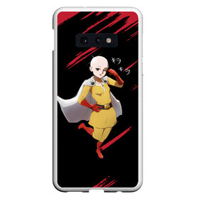 Чехол для Samsung S10E с принтом One Punch Girl в Новосибирске, Силикон | Область печати: задняя сторона чехла, без боковых панелей | Тематика изображения на принте: anime | one punch girl | one punch man | аниме | анимэ | бэнг | ван панч мэн | ванпанчмен | генос | кинг | сайтама | соник | супер герой | торнадо | уан панч гирл | уан панч мен