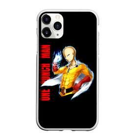 Чехол для iPhone 11 Pro Max матовый с принтом Сайтама One Punch Man в Новосибирске, Силикон |  | anime | one punch man | аниме | анимэ | бэнг | ван панч мэн | ванпанчмен | генос | кинг | сайтама | соник | супер герой | торнадо | уан панч мен