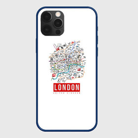 Чехол для iPhone 12 Pro Max с принтом Лондон в Новосибирске, Силикон |  | Тематика изображения на принте: london | англия | биг бен | великобритания | достопримечательности | карта | лондон | путешествия | я люблю лондон