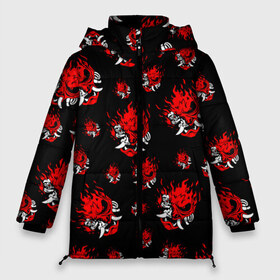 Женская зимняя куртка 3D с принтом SAMURAI 2077 PATTERN в Новосибирске, верх — 100% полиэстер; подкладка — 100% полиэстер; утеплитель — 100% полиэстер | длина ниже бедра, силуэт Оверсайз. Есть воротник-стойка, отстегивающийся капюшон и ветрозащитная планка. 

Боковые карманы с листочкой на кнопках и внутренний карман на молнии | 2019 | cd project red | cyberpunk 2077 | cyberpunk fashion | hacker | keanu reeves | maelstrom | militech | night city | quadra | samurai | samurai cyberpunk 2077 | sci fi | trauma team | v | ви | киану ривз | киберпанк 2077 | логотип | роб