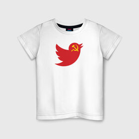 Детская футболка хлопок с принтом Team Trump в Новосибирске, 100% хлопок | круглый вырез горловины, полуприлегающий силуэт, длина до линии бедер | donald j. trump | team trump | trump | twitter | сша | твиттер | трамп